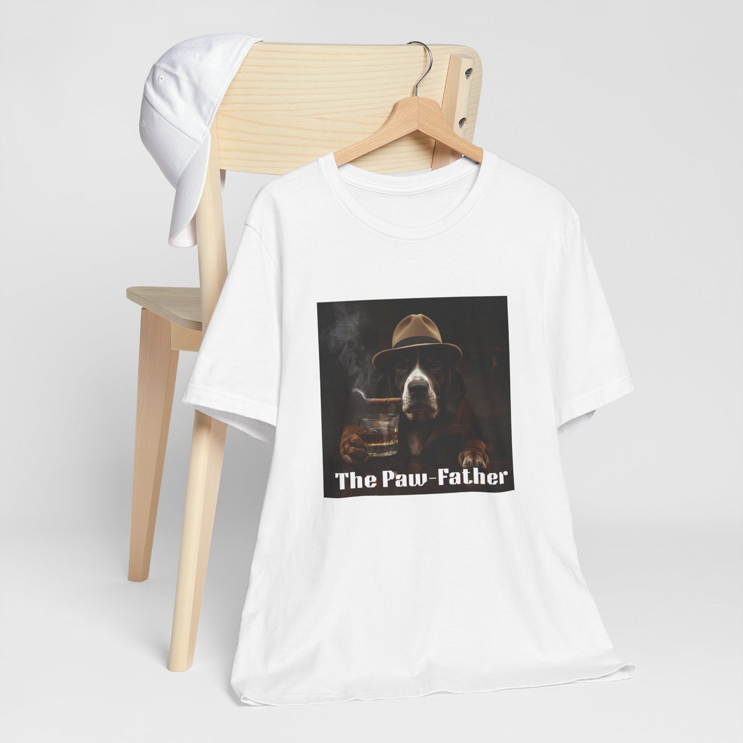 The Paw-Father T‑Shirt — Vintage Dog Mafia Graphic Tee