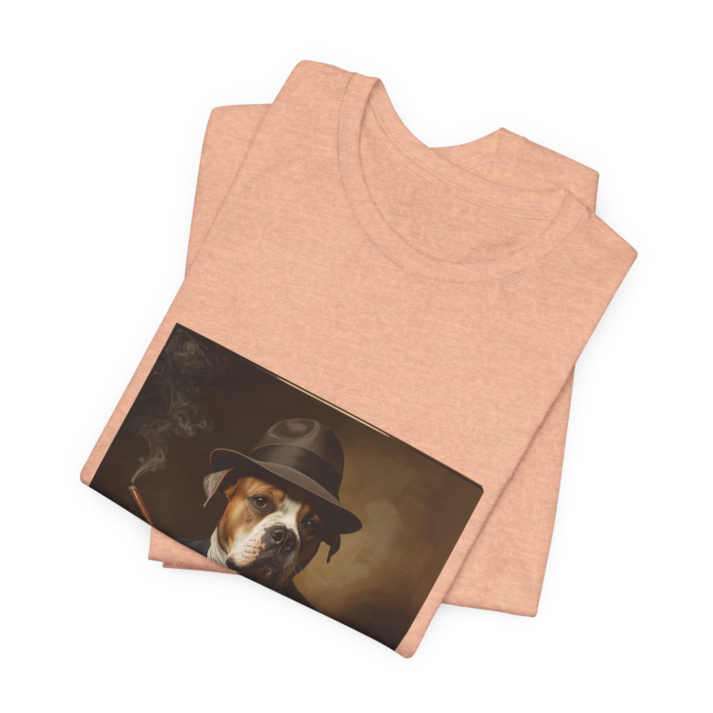 Dog Mobster T‑Shirt — "Business First Biscuits Later" Dog Mafia Tee