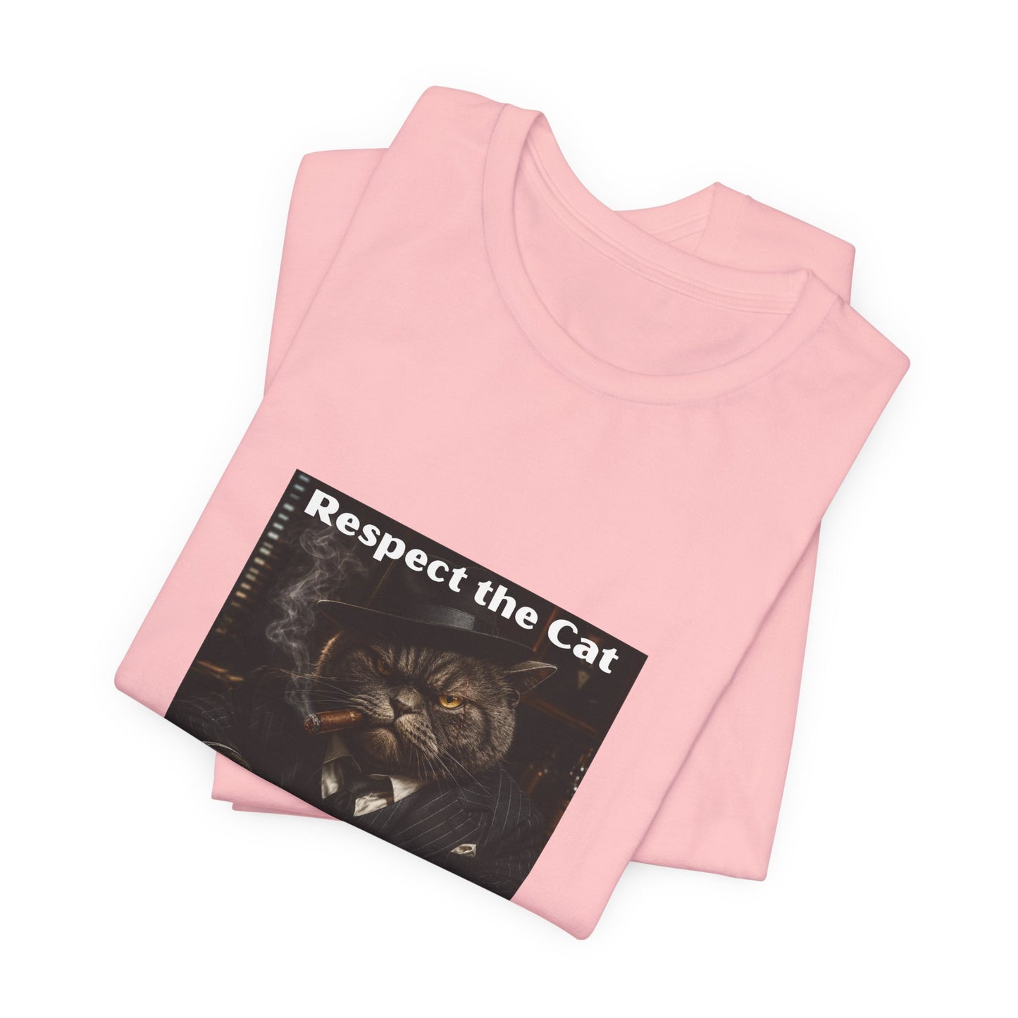 Respect the Cat T‑Shirt – "Respect the Cat or Sleep with the Fish" Vintage Cat Tee