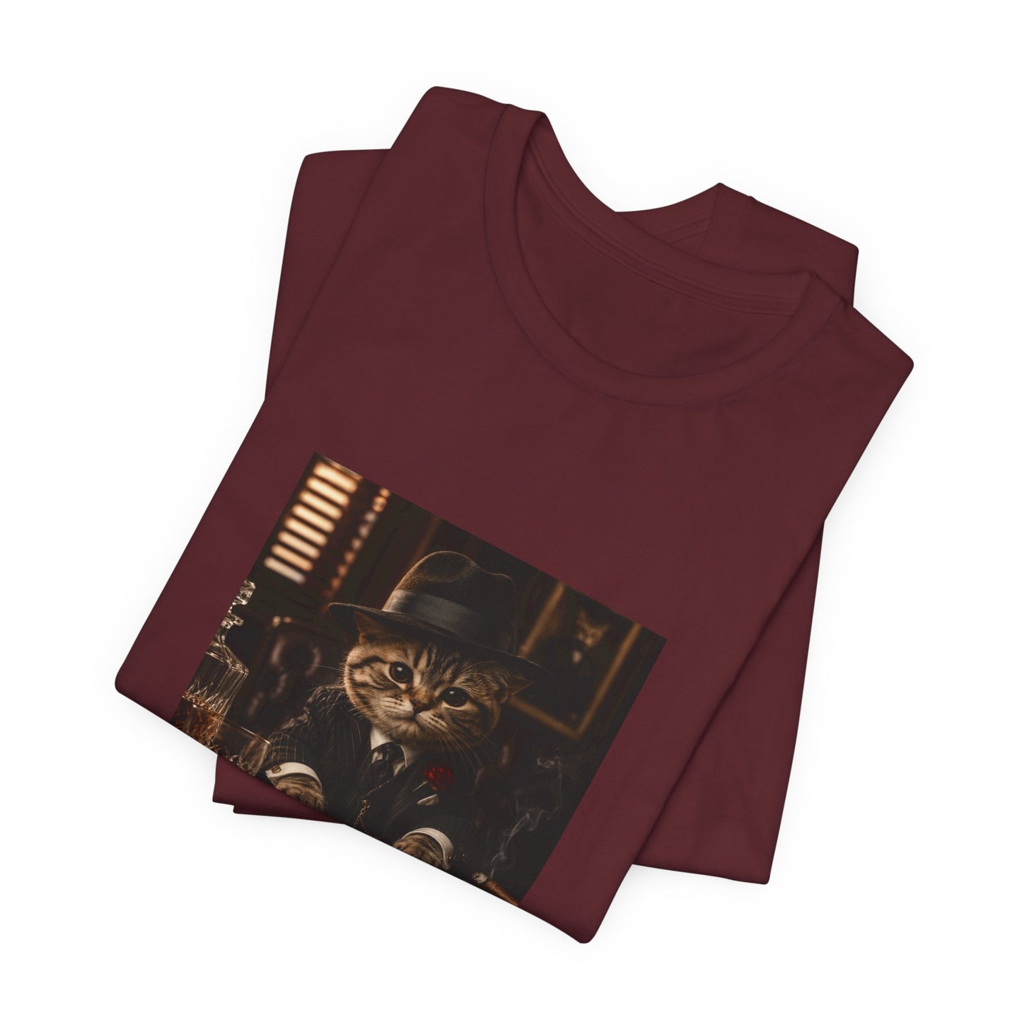 Vintage Mobster Cat T‑Shirt — The Mafia Cat Boss Graphic Tee