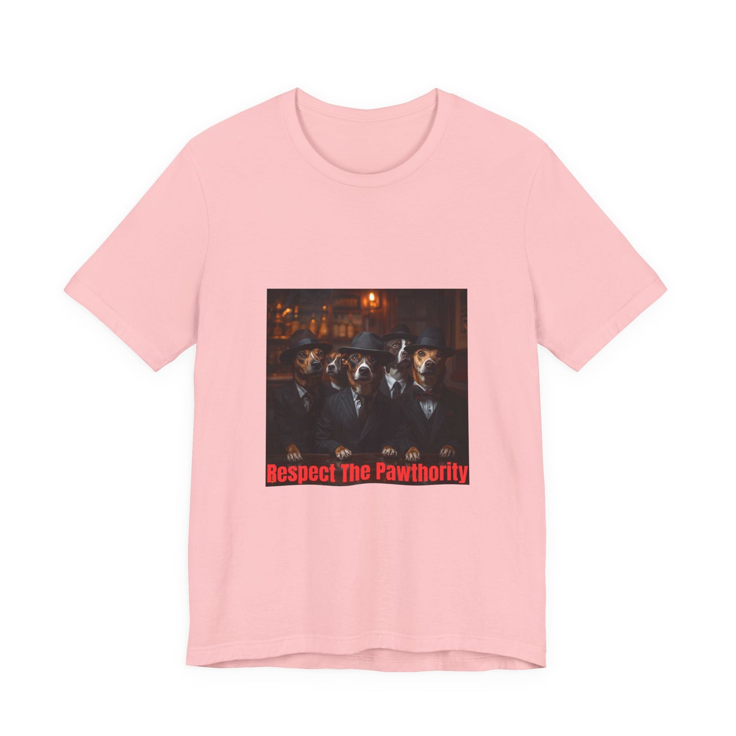 Respect The Pawthority Tee — Dog Mafia Gang Graphic T-Shirt
