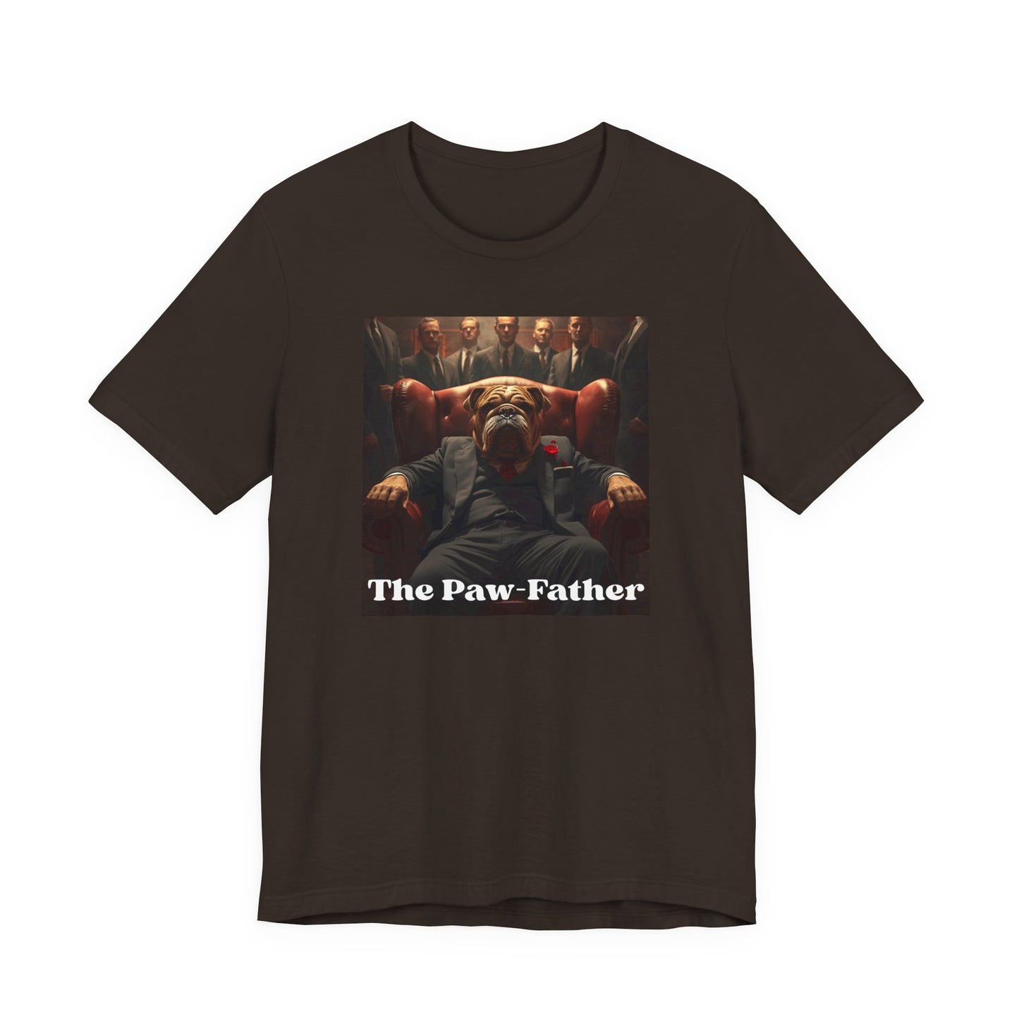 T-Shirt — "The Paw-Father" Vintage Dog Mafia Graphic Tee