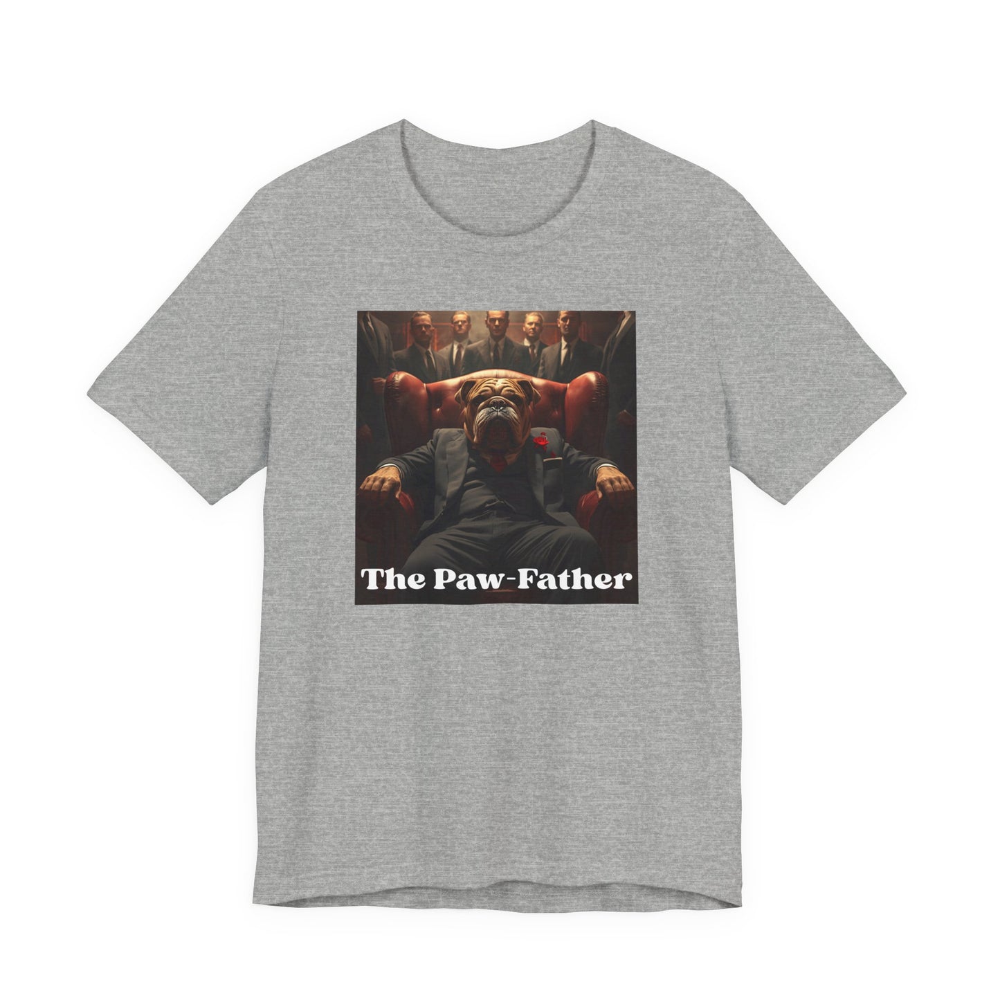 T-Shirt — "The Paw-Father" Vintage Dog Mafia Graphic Tee
