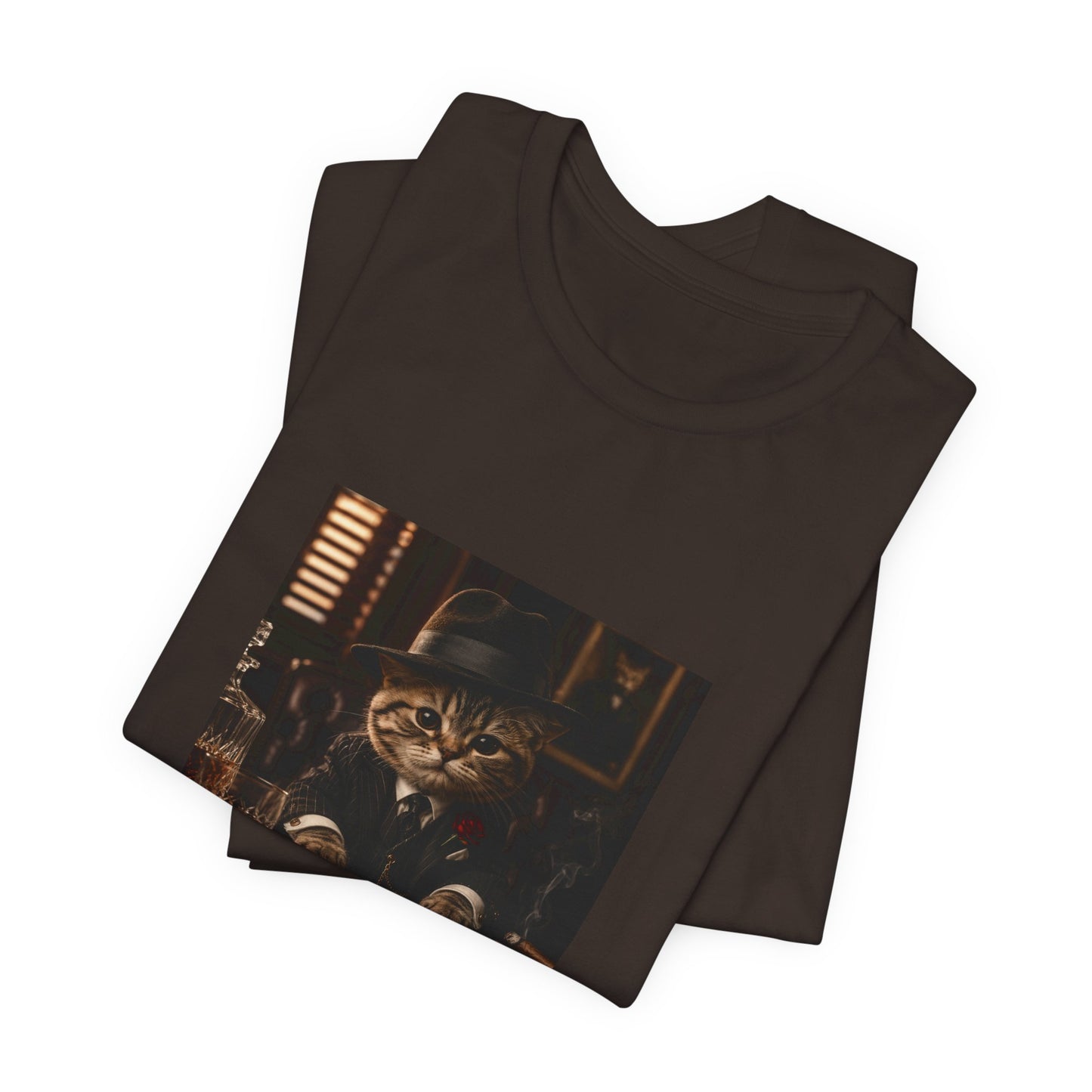 Vintage Mobster Cat T‑Shirt — The Mafia Cat Boss Graphic Tee