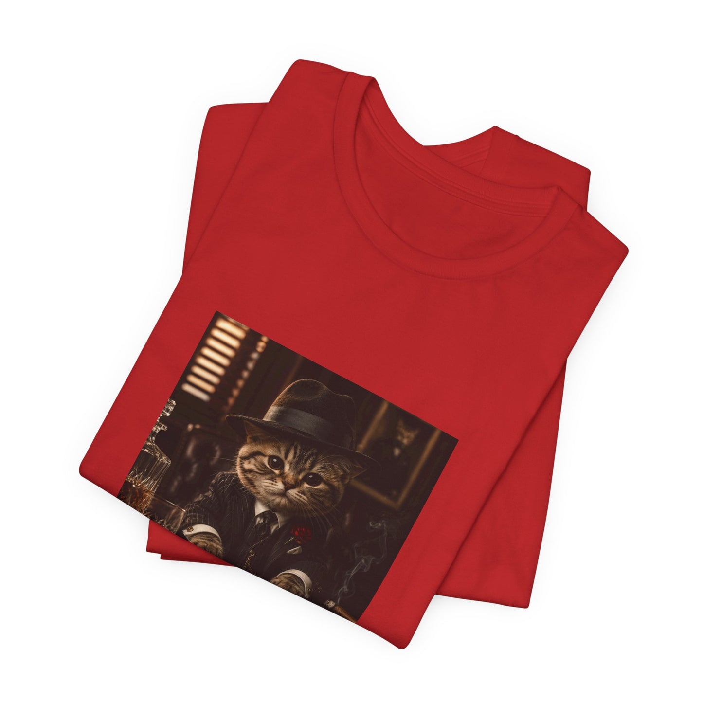 Vintage Mobster Cat T‑Shirt — The Mafia Cat Boss Graphic Tee