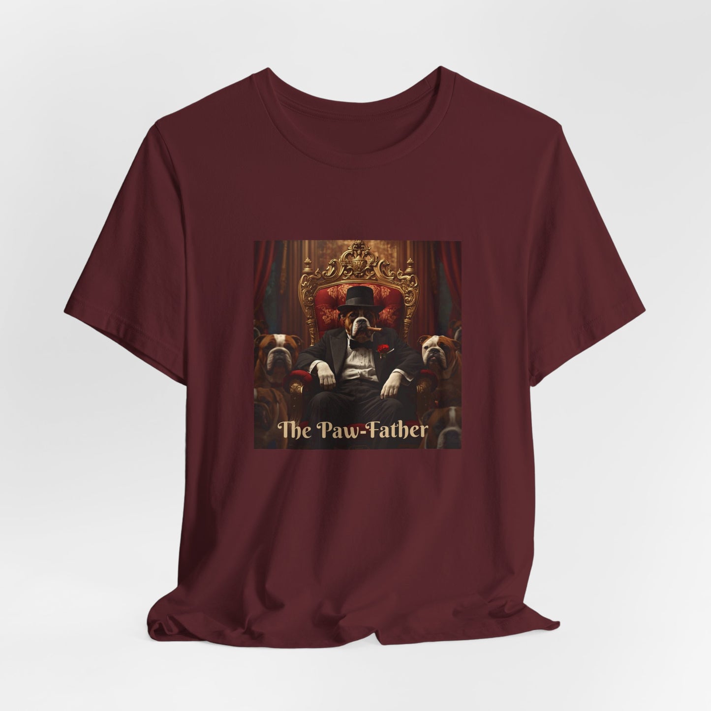 T-Shirt — "The Paw-Father" Vintage Pet Mafia Graphic Tee