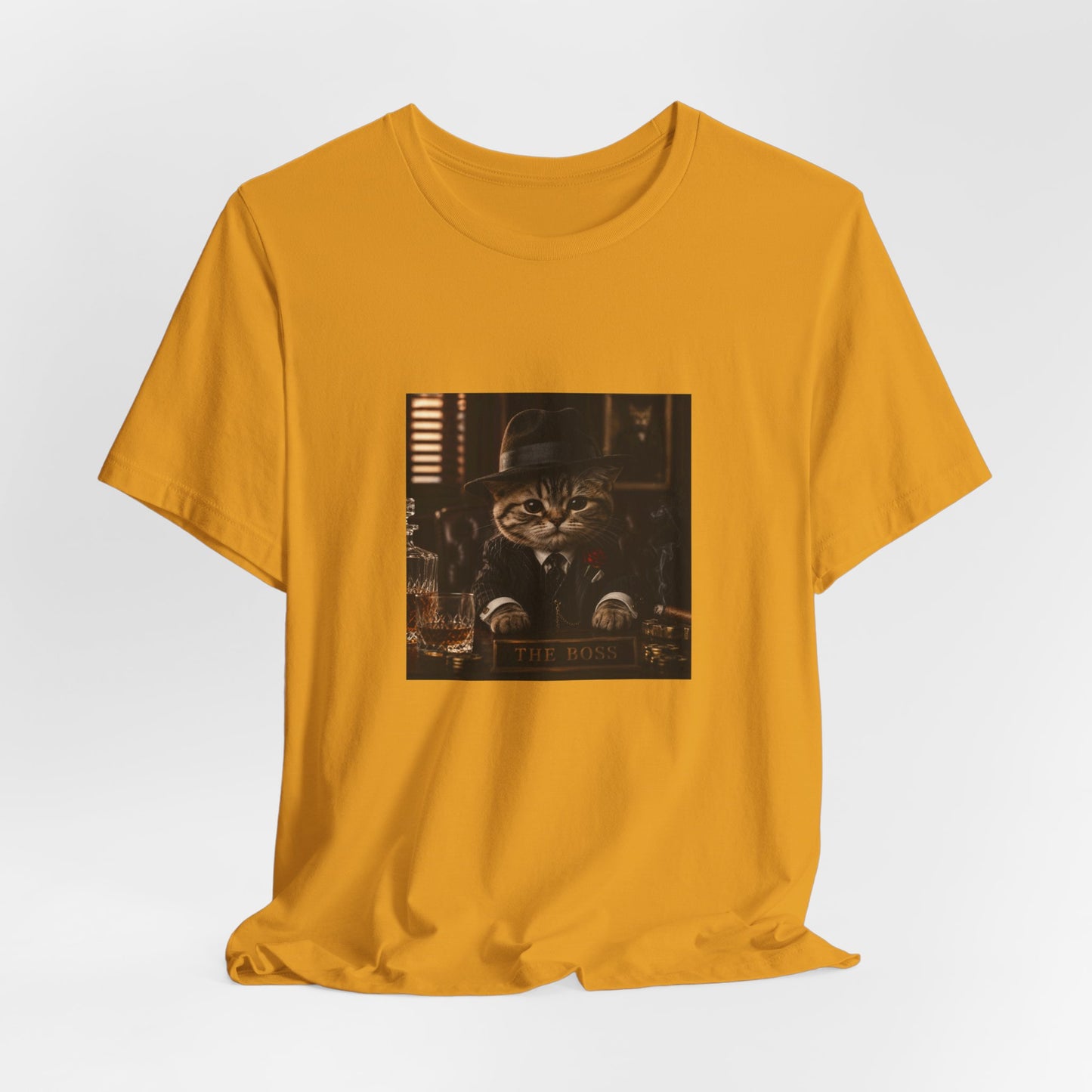 Vintage Mobster Cat T‑Shirt — The Mafia Cat Boss Graphic Tee