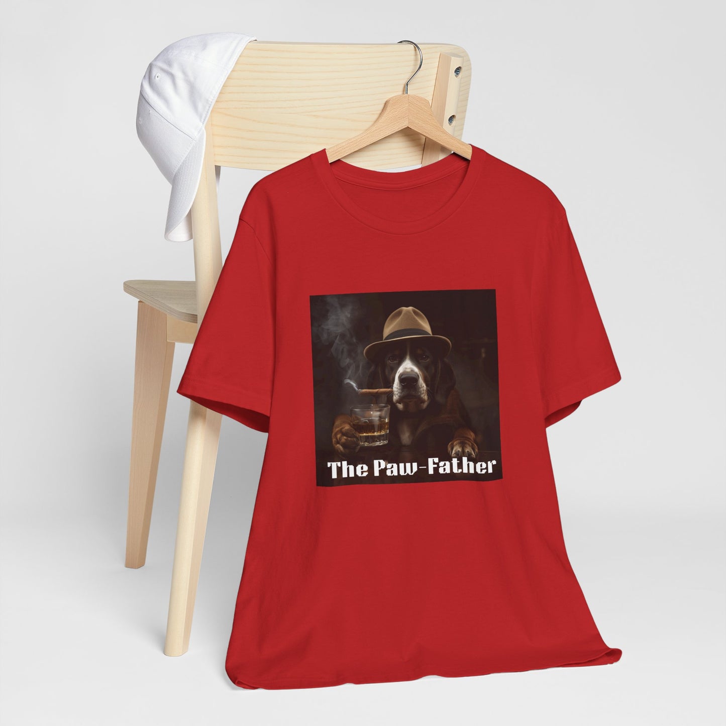 The Paw-Father T‑Shirt — Vintage Dog Mafia Graphic Tee