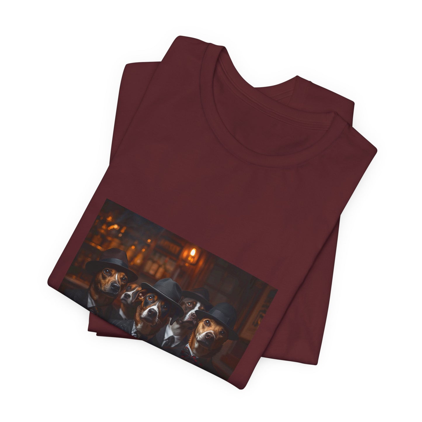 Respect The Pawthority Tee — Dog Mafia Gang Graphic T-Shirt