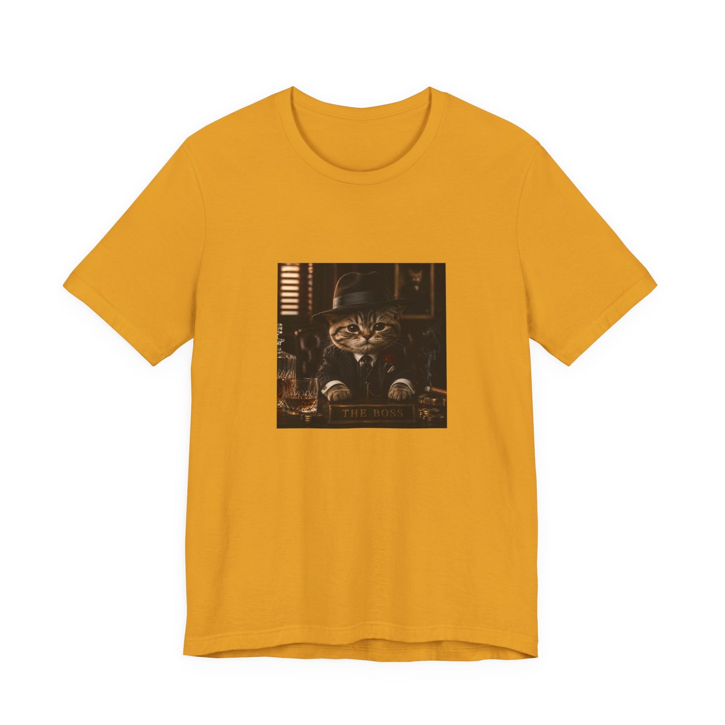Vintage Mobster Cat T‑Shirt — The Mafia Cat Boss Graphic Tee