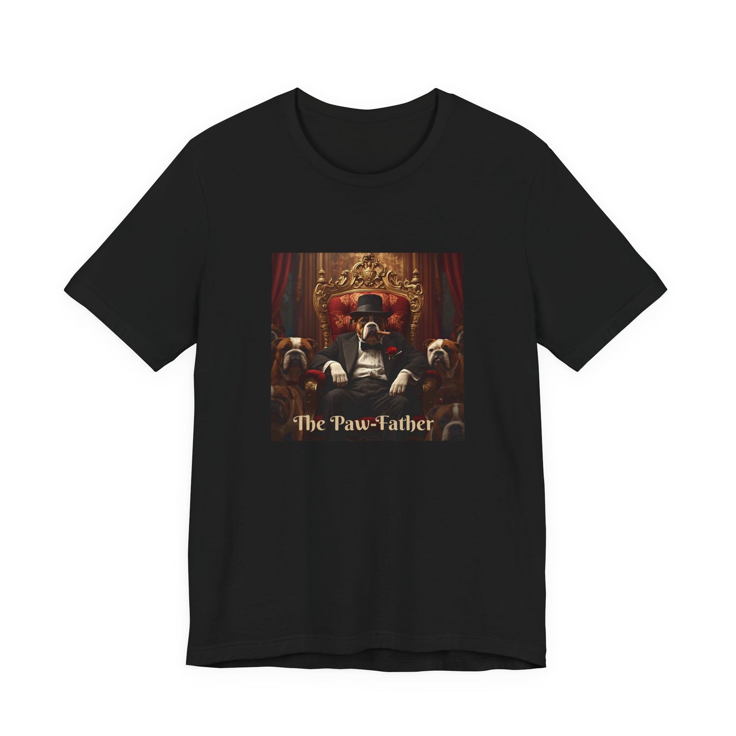 T-Shirt — "The Paw-Father" Vintage Pet Mafia Graphic Tee