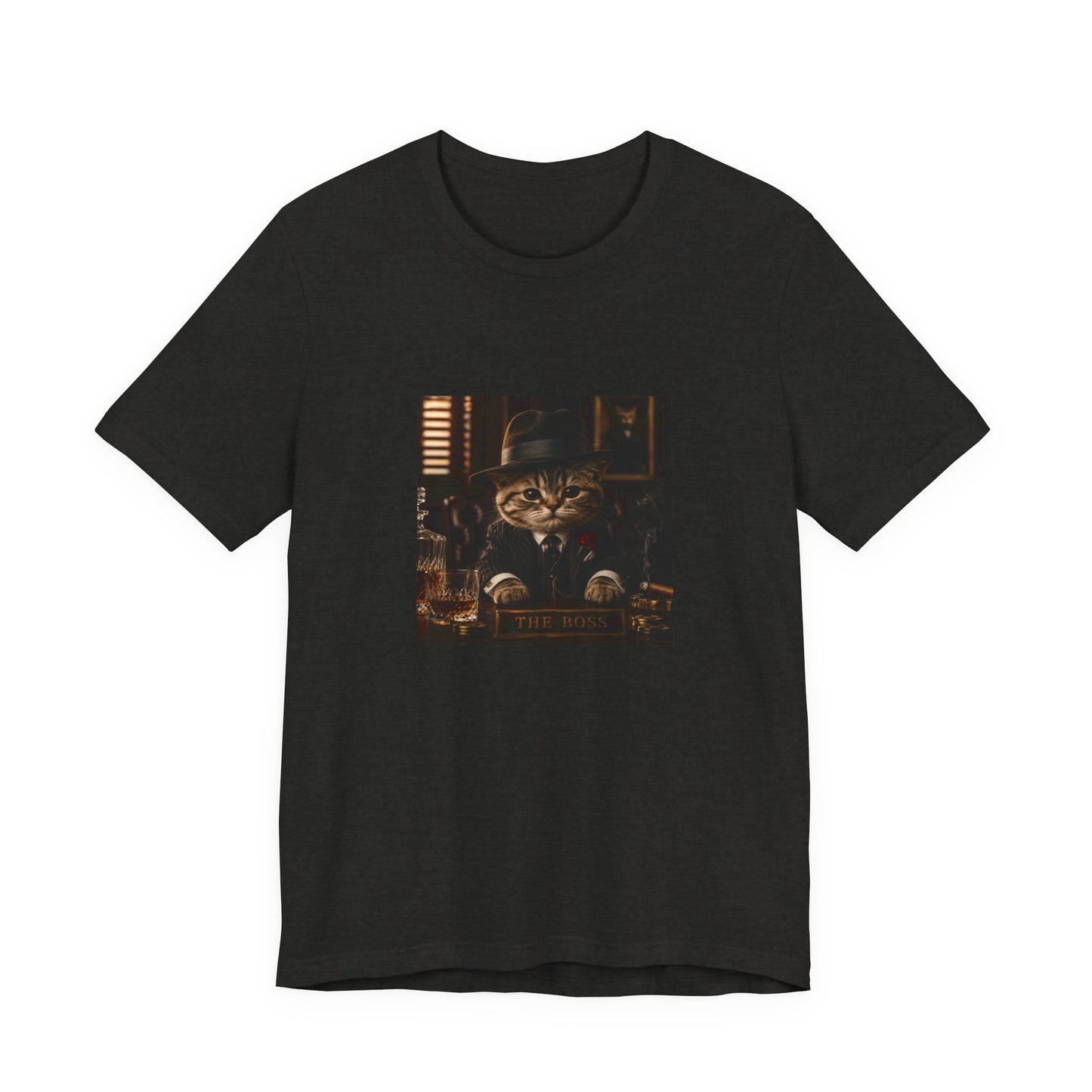 Vintage Mobster Cat T‑Shirt — The Mafia Cat Boss Graphic Tee