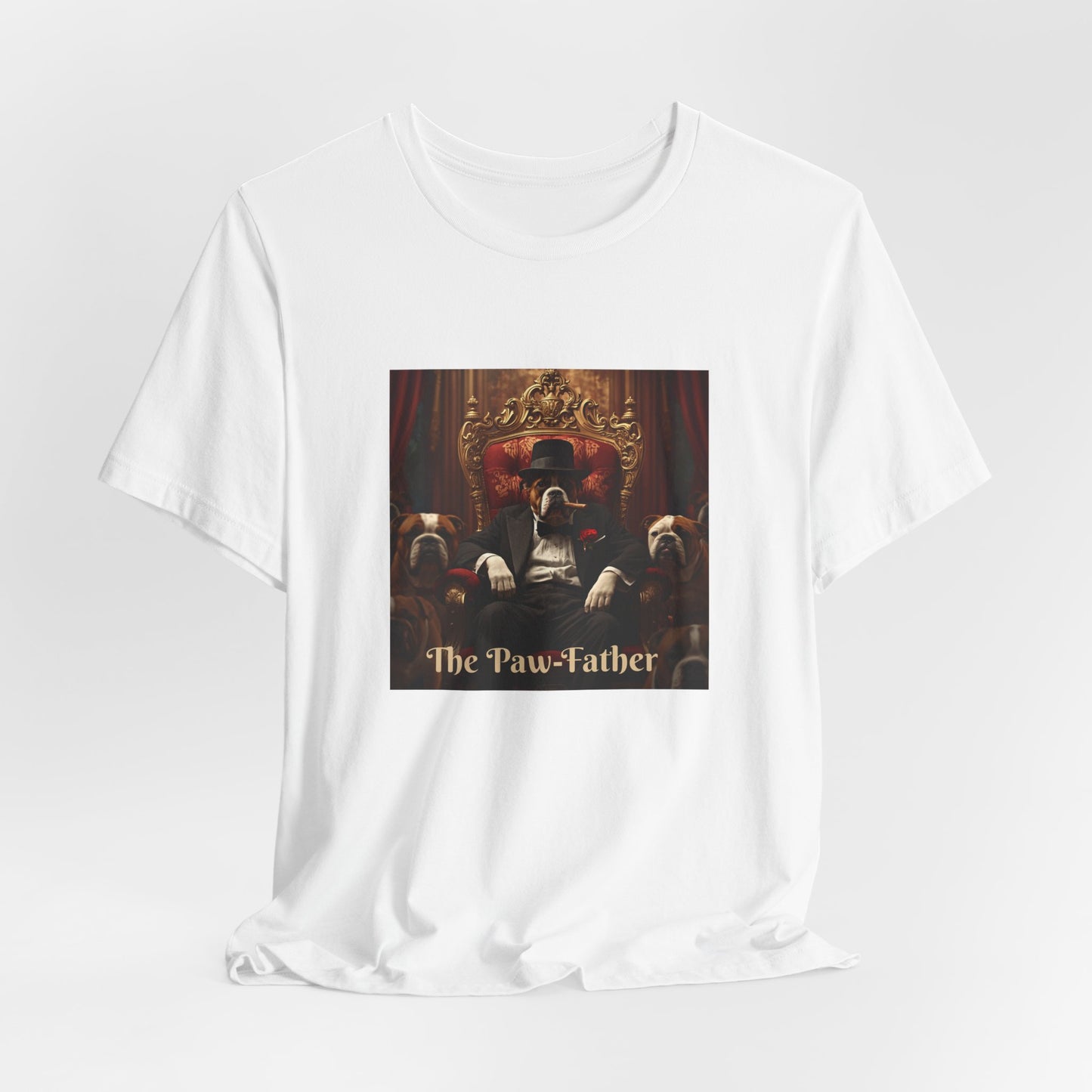 T-Shirt — "The Paw-Father" Vintage Pet Mafia Graphic Tee
