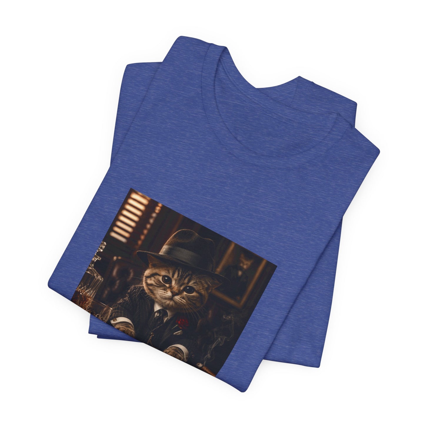 Vintage Mobster Cat T‑Shirt — The Mafia Cat Boss Graphic Tee
