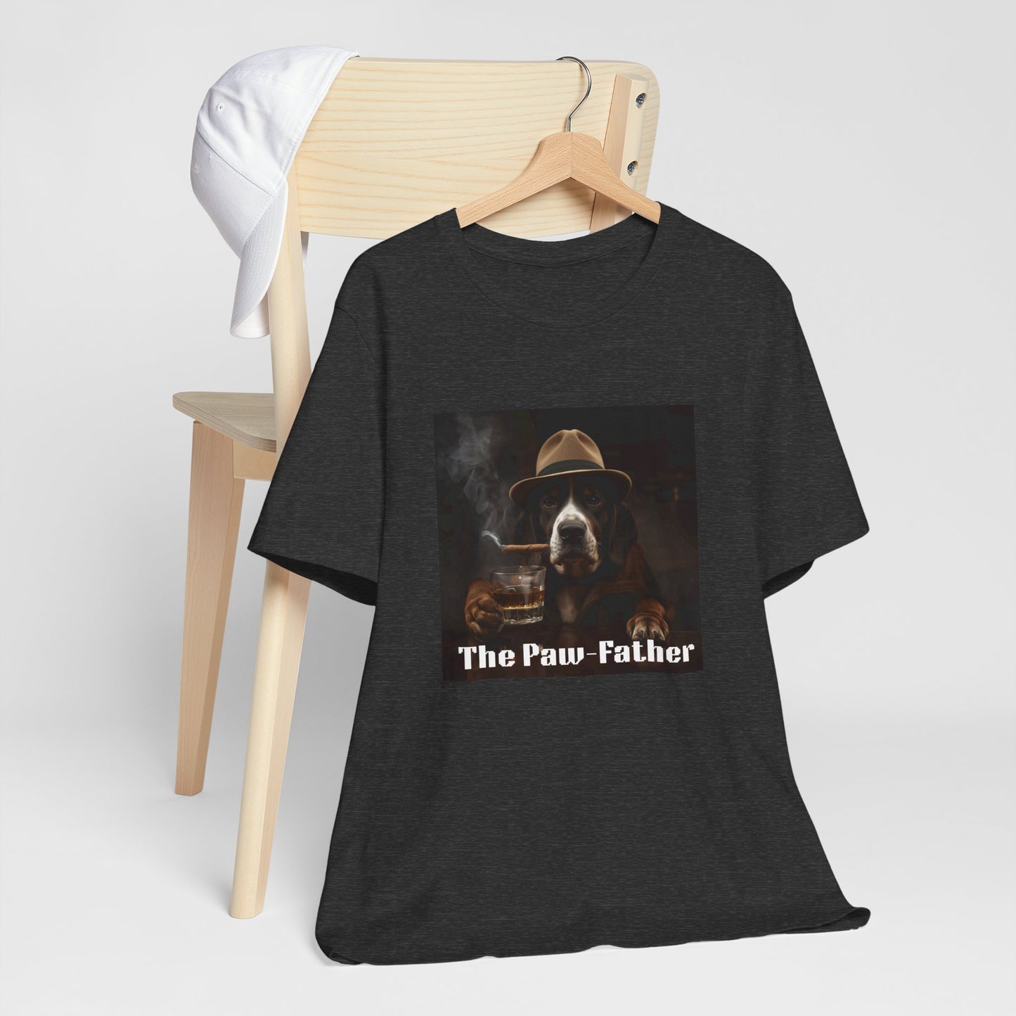 The Paw-Father T‑Shirt — Vintage Dog Mafia Graphic Tee