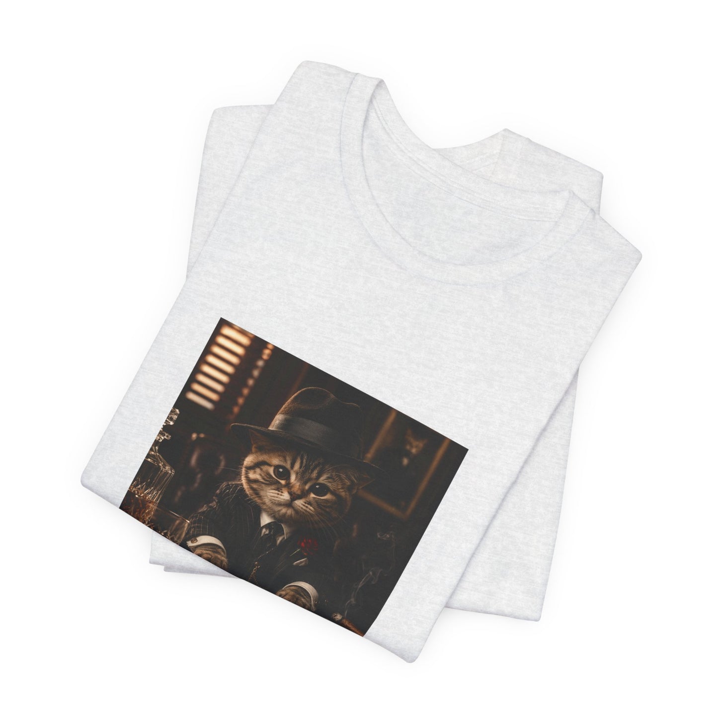 Vintage Mobster Cat T‑Shirt — The Mafia Cat Boss Graphic Tee