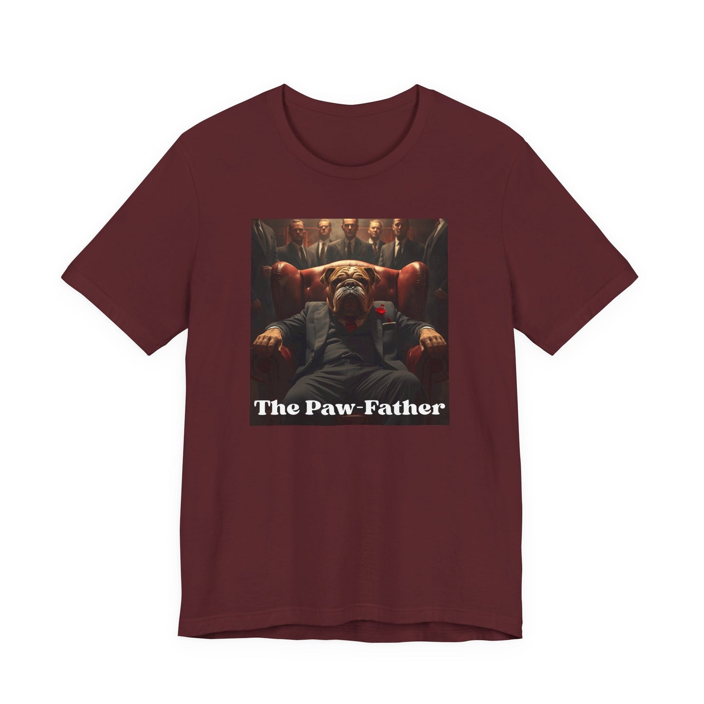 T-Shirt — "The Paw-Father" Vintage Dog Mafia Graphic Tee