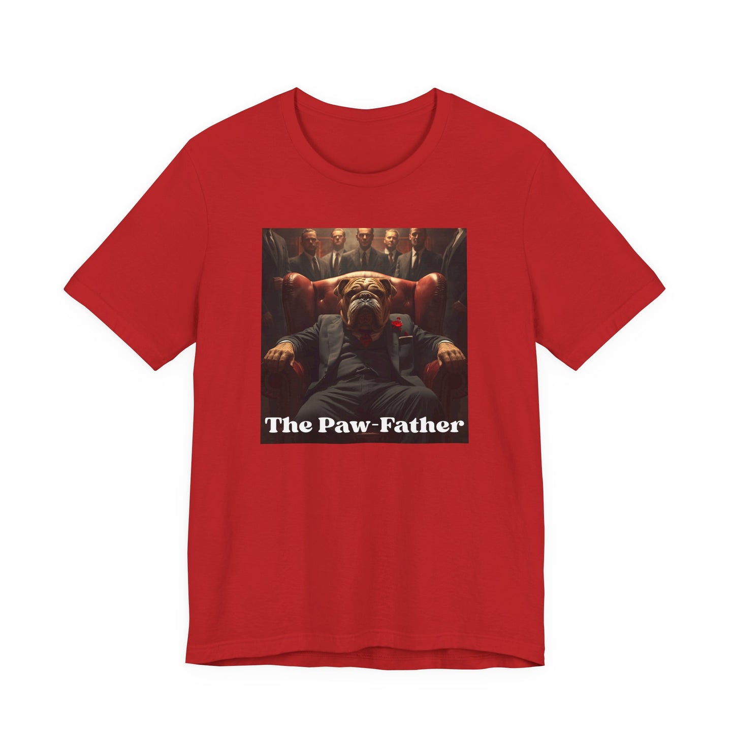 T-Shirt — "The Paw-Father" Vintage Dog Mafia Graphic Tee