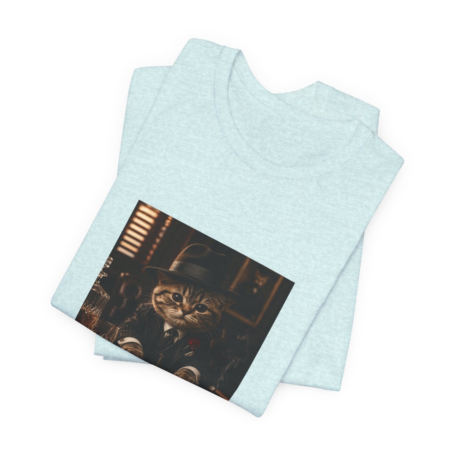 Vintage Mobster Cat T‑Shirt — The Mafia Cat Boss Graphic Tee