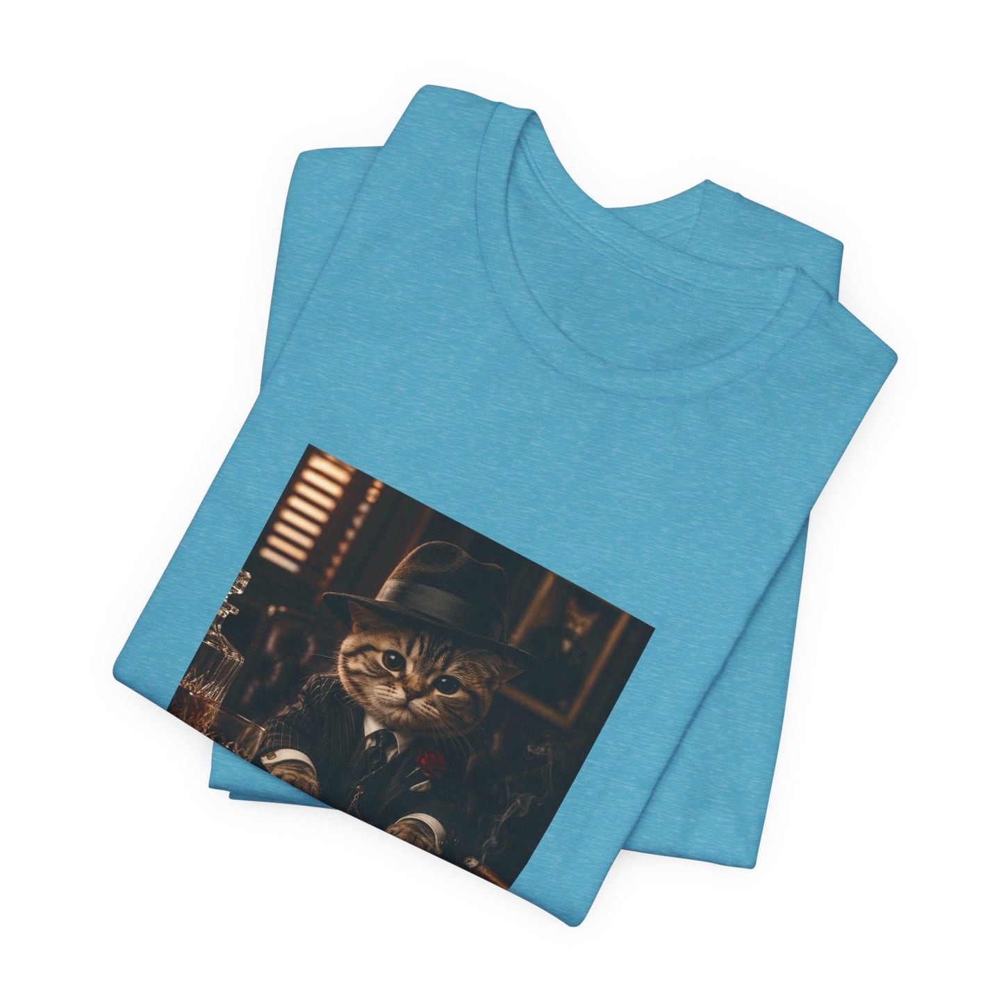 Vintage Mobster Cat T‑Shirt — The Mafia Cat Boss Graphic Tee