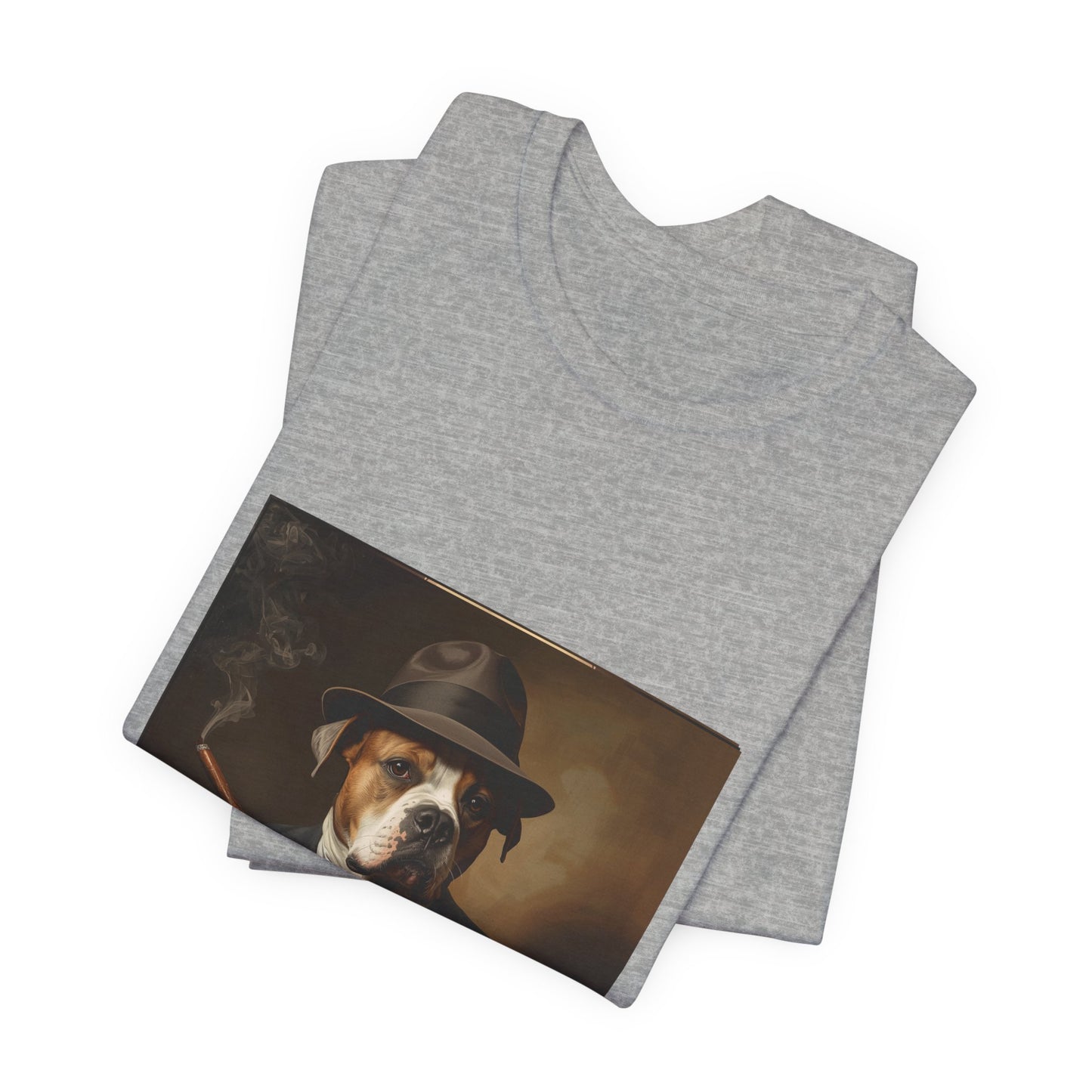Dog Mobster T‑Shirt — "Business First Biscuits Later" Dog Mafia Tee