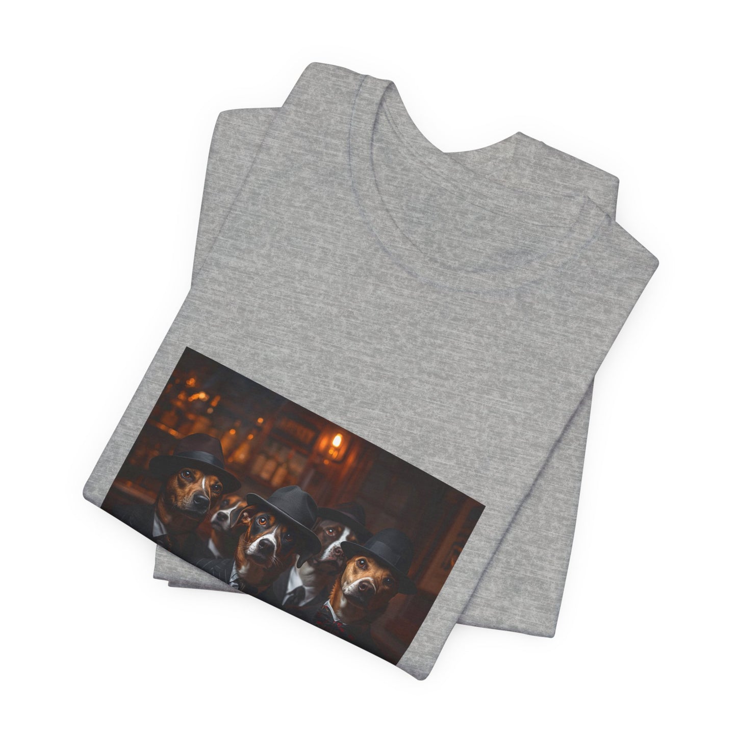 Respect The Pawthority Tee — Dog Mafia Gang Graphic T-Shirt