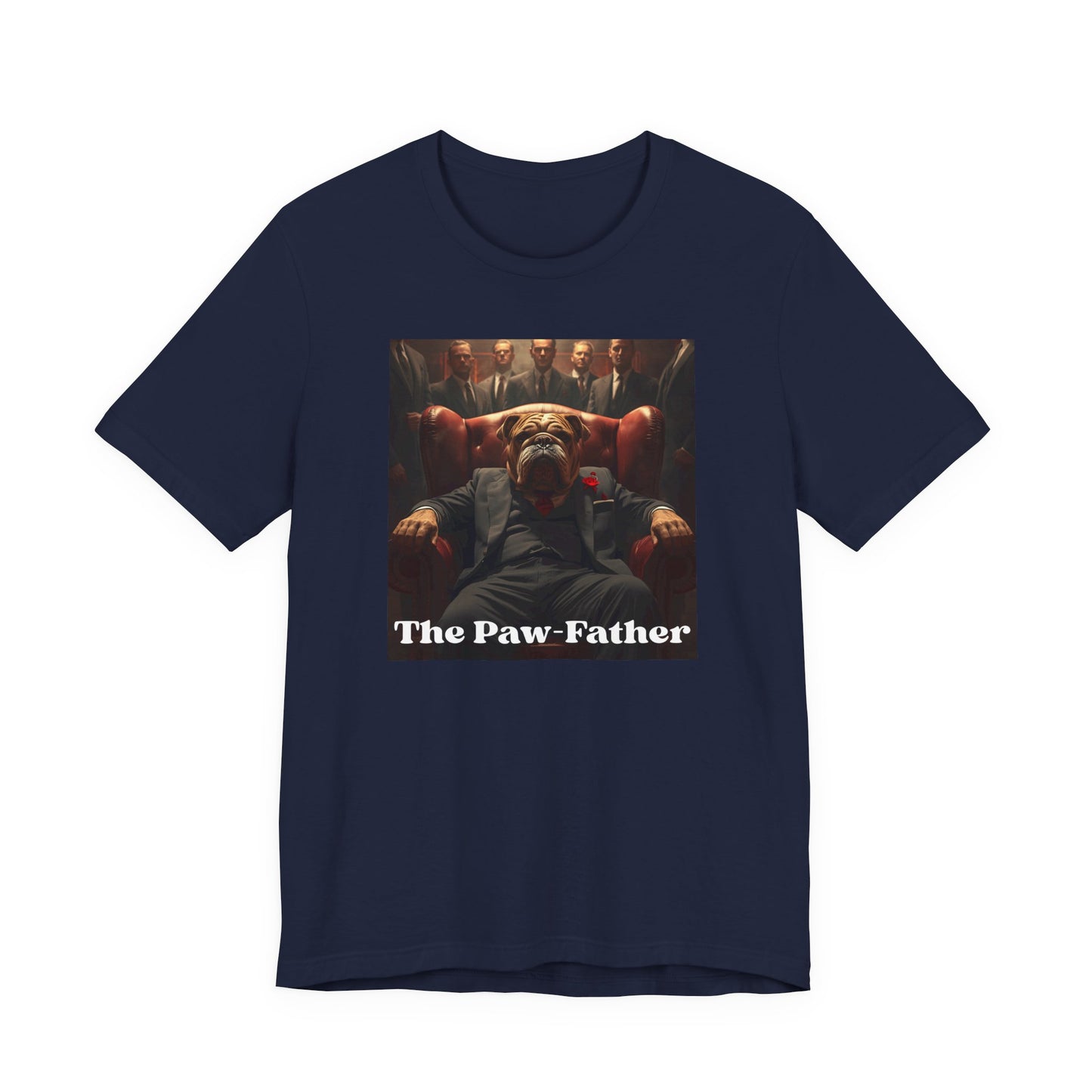T-Shirt — "The Paw-Father" Vintage Dog Mafia Graphic Tee
