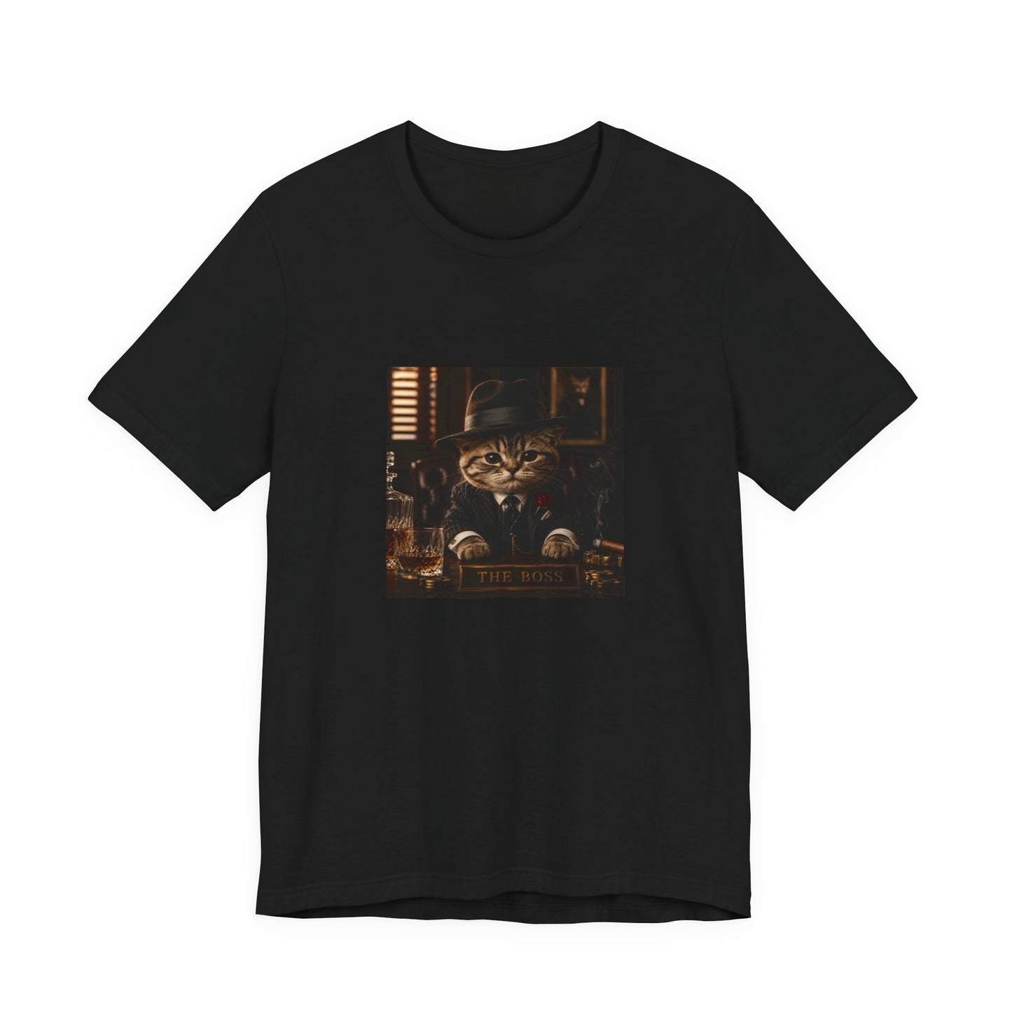 Vintage Mobster Cat T‑Shirt — The Mafia Cat Boss Graphic Tee