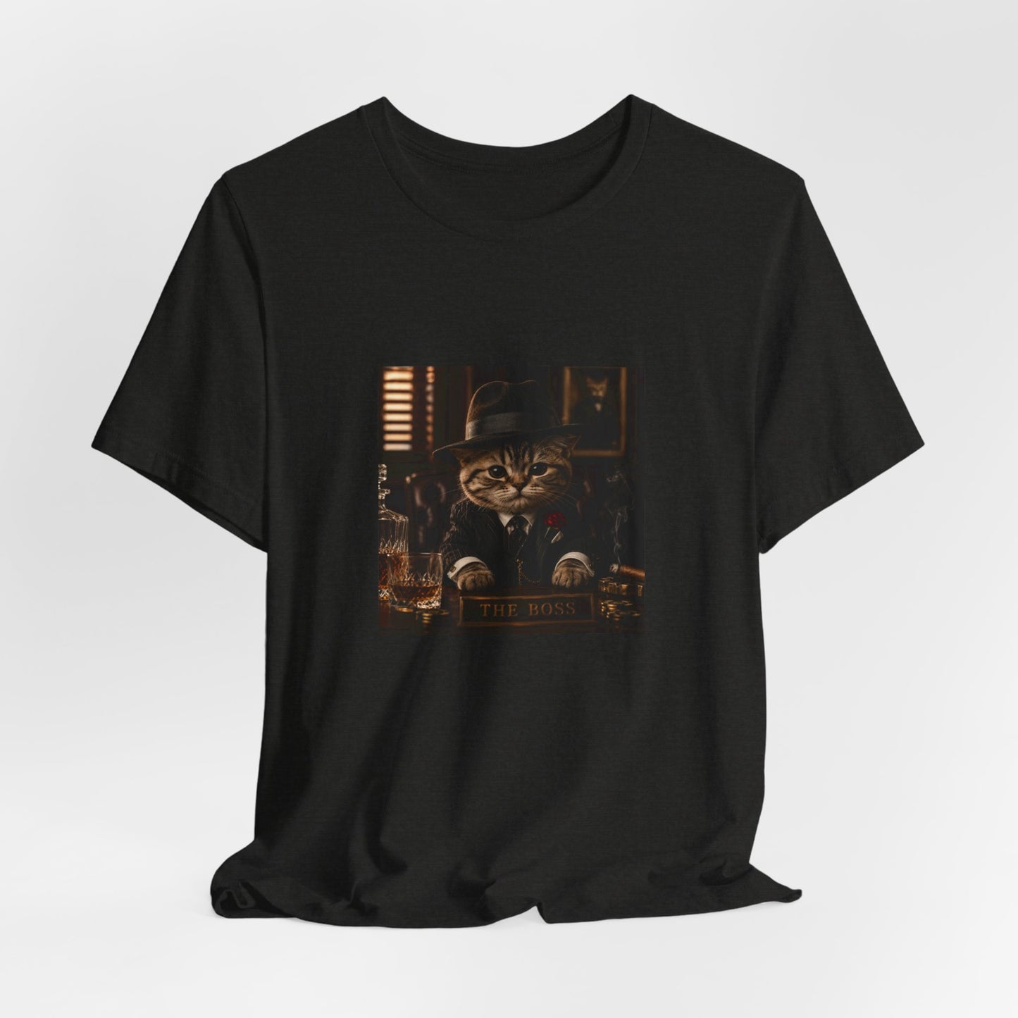 Vintage Mobster Cat T‑Shirt — The Mafia Cat Boss Graphic Tee