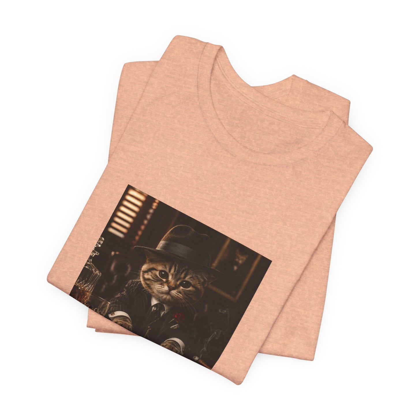 Vintage Mobster Cat T‑Shirt — The Mafia Cat Boss Graphic Tee